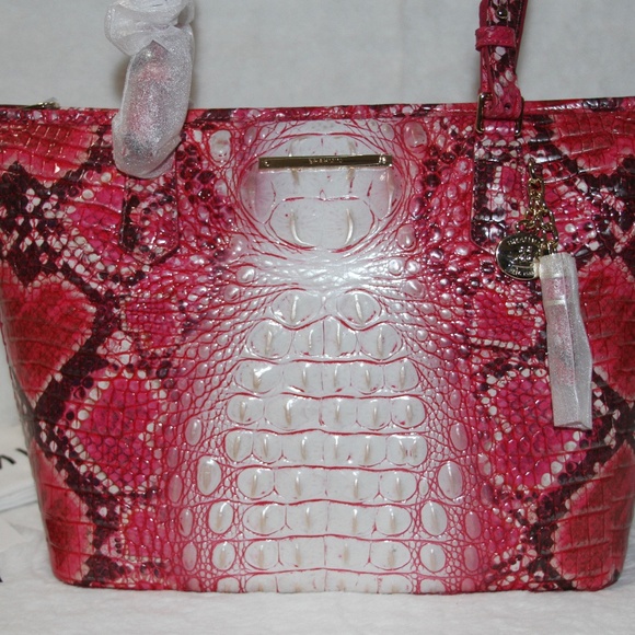 NWT BRAHMIN Medium Asher Tote Leather Heart Bag Purse - Picture 4 of 7